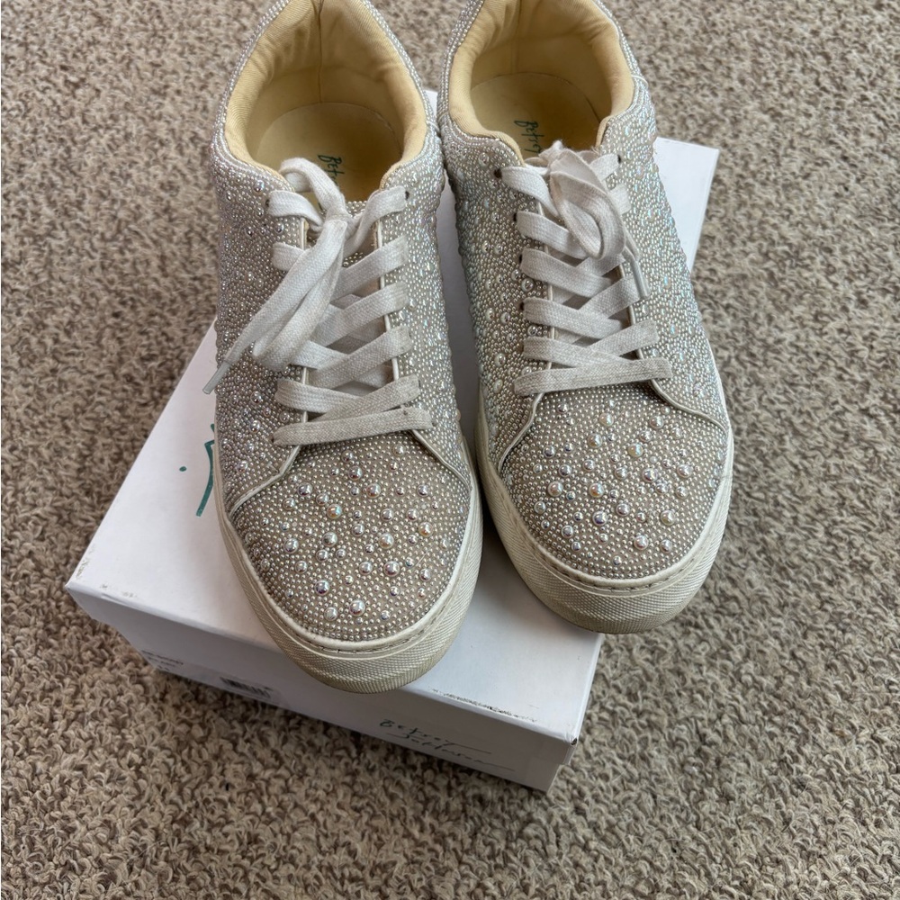 Beaded Sneakers